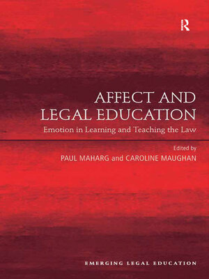 cover image of Affect and Legal Education